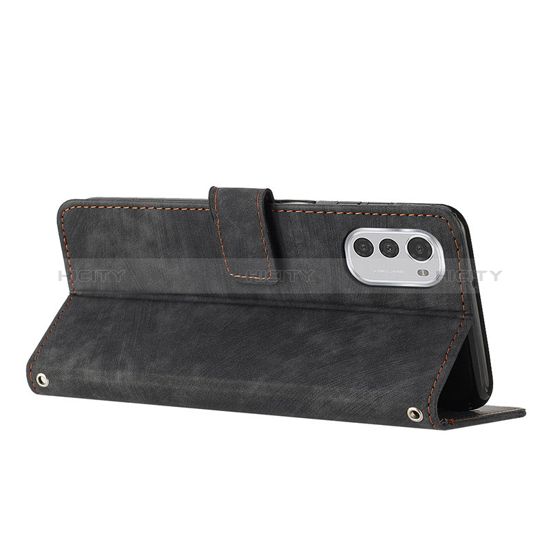 Funda de Cuero Cartera con Soporte Carcasa Y08X para Motorola Moto E32s