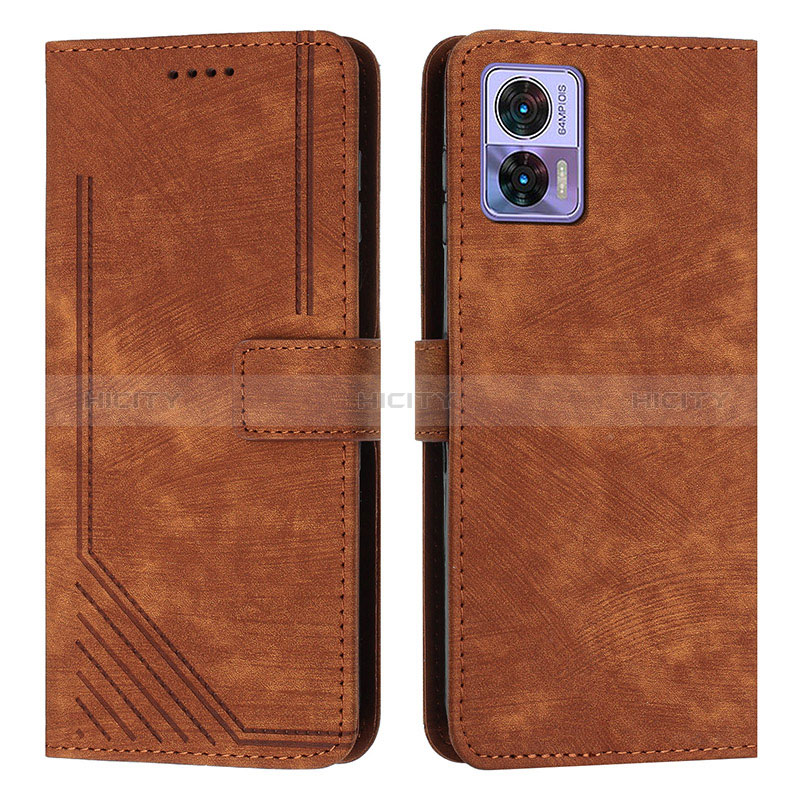 Funda de Cuero Cartera con Soporte Carcasa Y08X para Motorola Moto Edge 30 Lite 5G