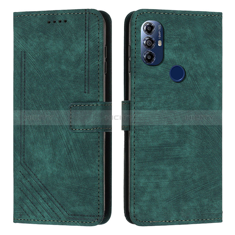 Funda de Cuero Cartera con Soporte Carcasa Y08X para Motorola Moto G Play (2023)