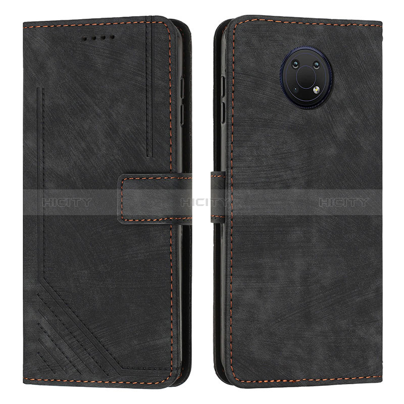 Funda de Cuero Cartera con Soporte Carcasa Y08X para Nokia G10 Negro