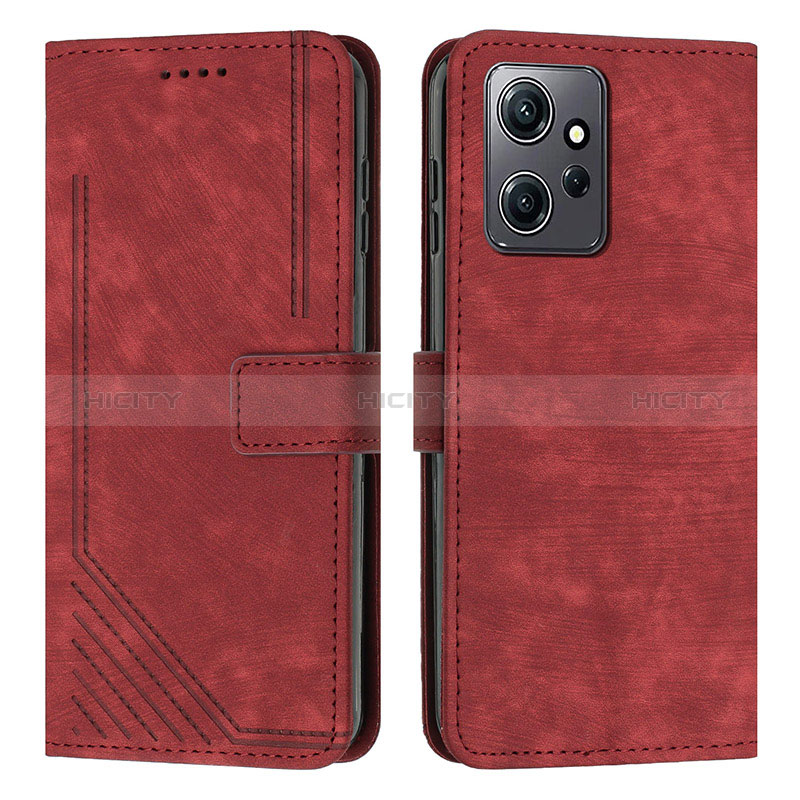 Funda de Cuero Cartera con Soporte Carcasa Y08X para Xiaomi Redmi Note 12 4G Rojo