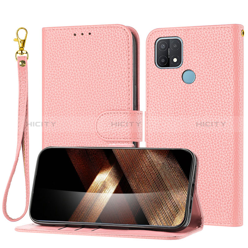 Funda de Cuero Cartera con Soporte Carcasa Y09X para Oppo A15