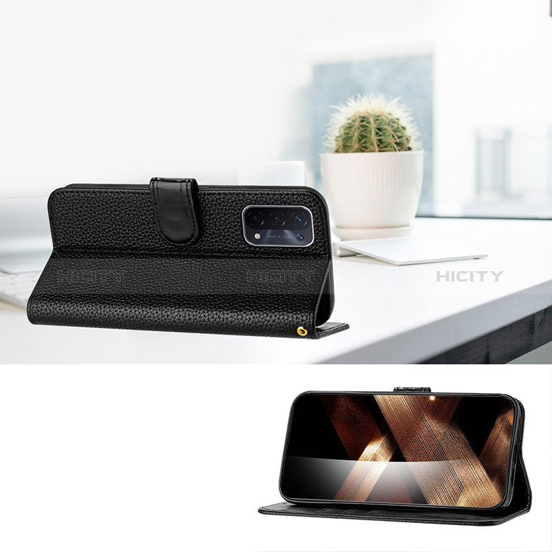 Funda de Cuero Cartera con Soporte Carcasa Y09X para Oppo A74 5G