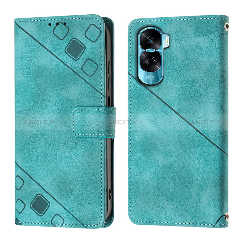 Funda de Cuero Cartera con Soporte Carcasa YB1 para Huawei Honor 90 Lite 5G