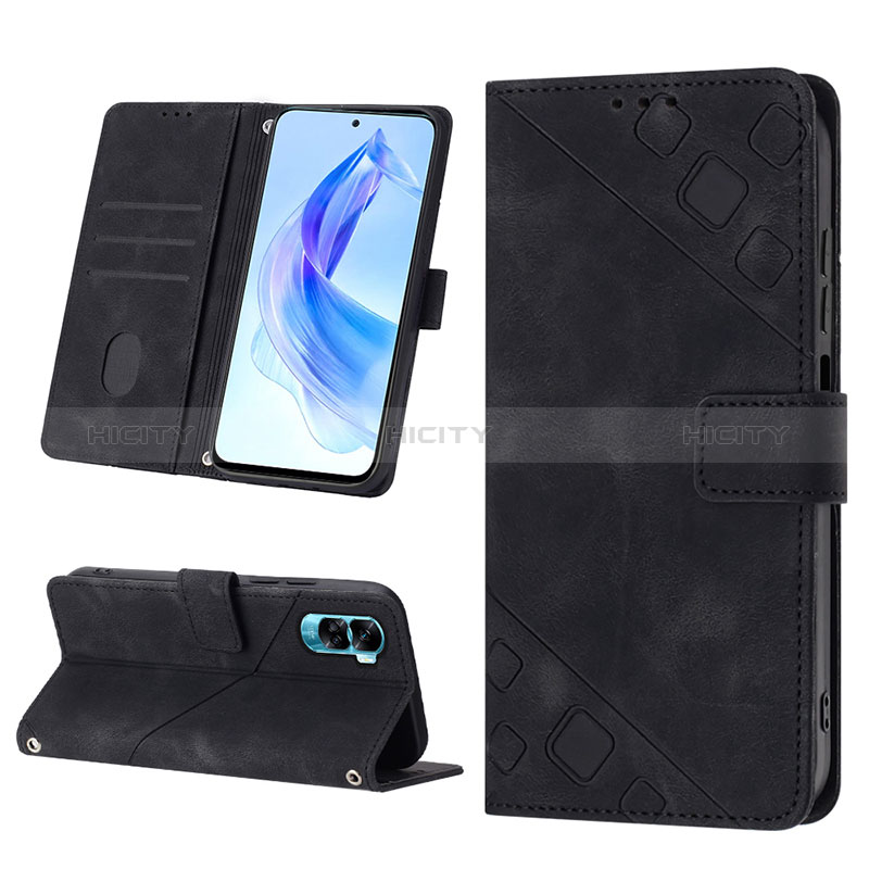 Funda de Cuero Cartera con Soporte Carcasa YB1 para Huawei Honor 90 Lite 5G