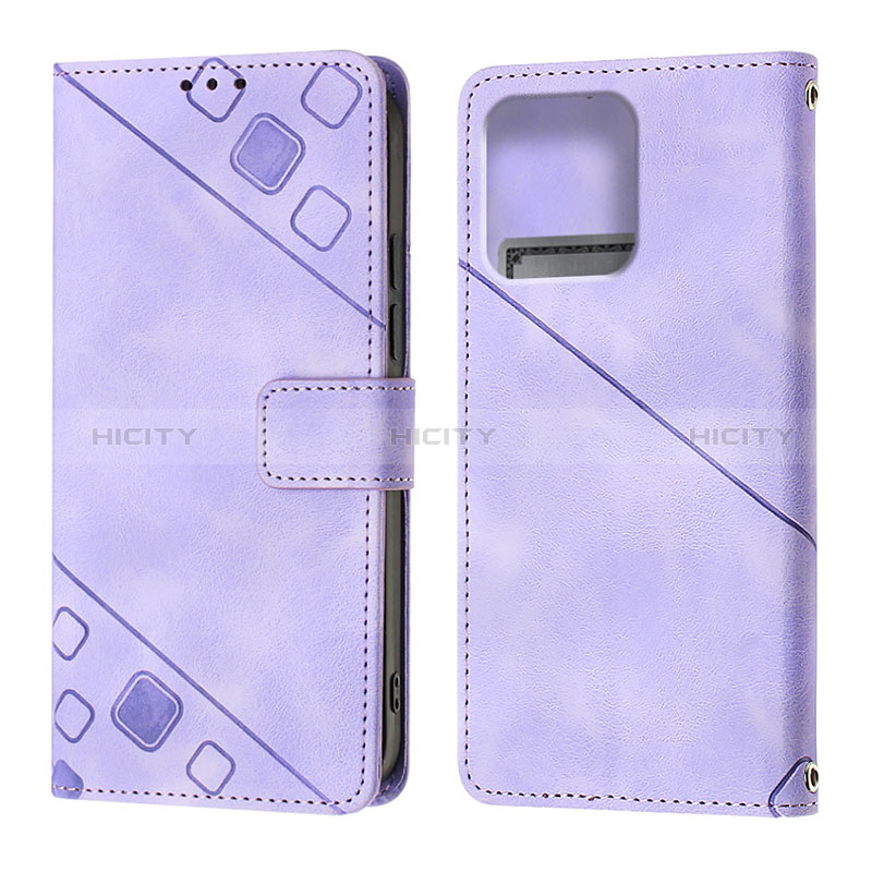 Funda de Cuero Cartera con Soporte Carcasa YB1 para Motorola Moto Edge 40 Pro 5G