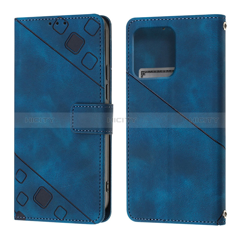 Funda de Cuero Cartera con Soporte Carcasa YB1 para Motorola Moto Edge 40 Pro 5G