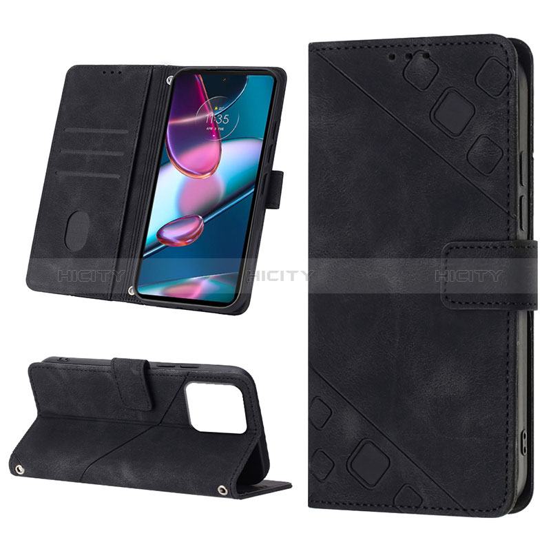 Funda de Cuero Cartera con Soporte Carcasa YB1 para Motorola Moto Edge 40 Pro 5G