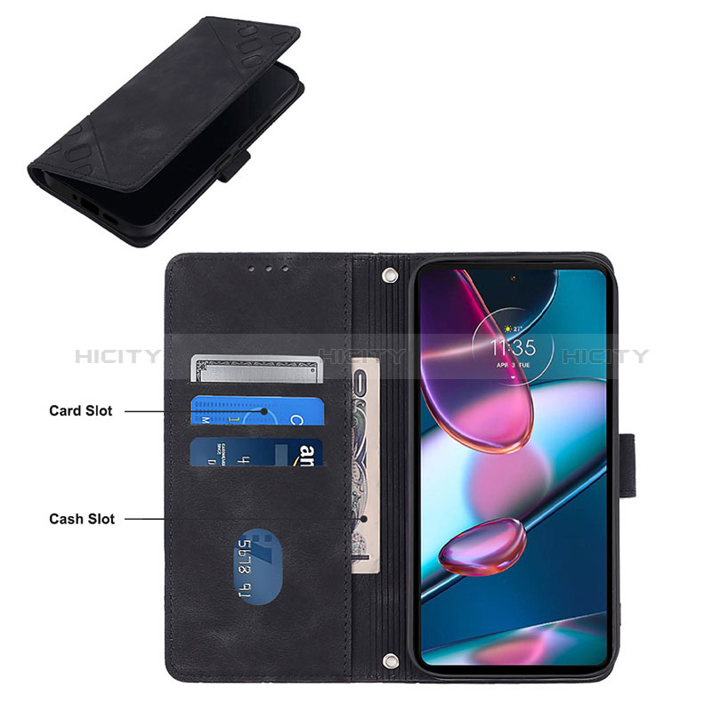 Funda de Cuero Cartera con Soporte Carcasa YB1 para Motorola Moto Edge Plus (2023) 5G