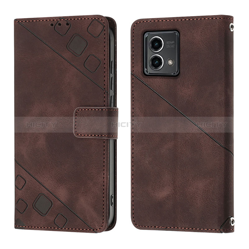 Funda de Cuero Cartera con Soporte Carcasa YB1 para Motorola Moto G 5G (2023)