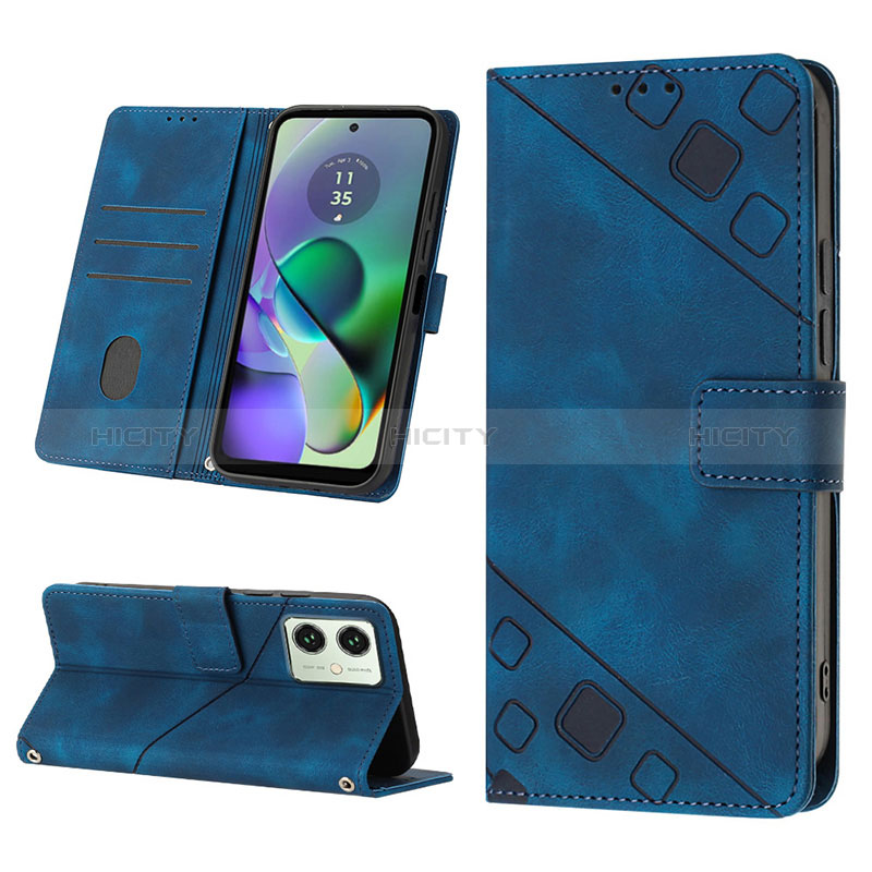 Funda de Cuero Cartera con Soporte Carcasa YB1 para Motorola Moto