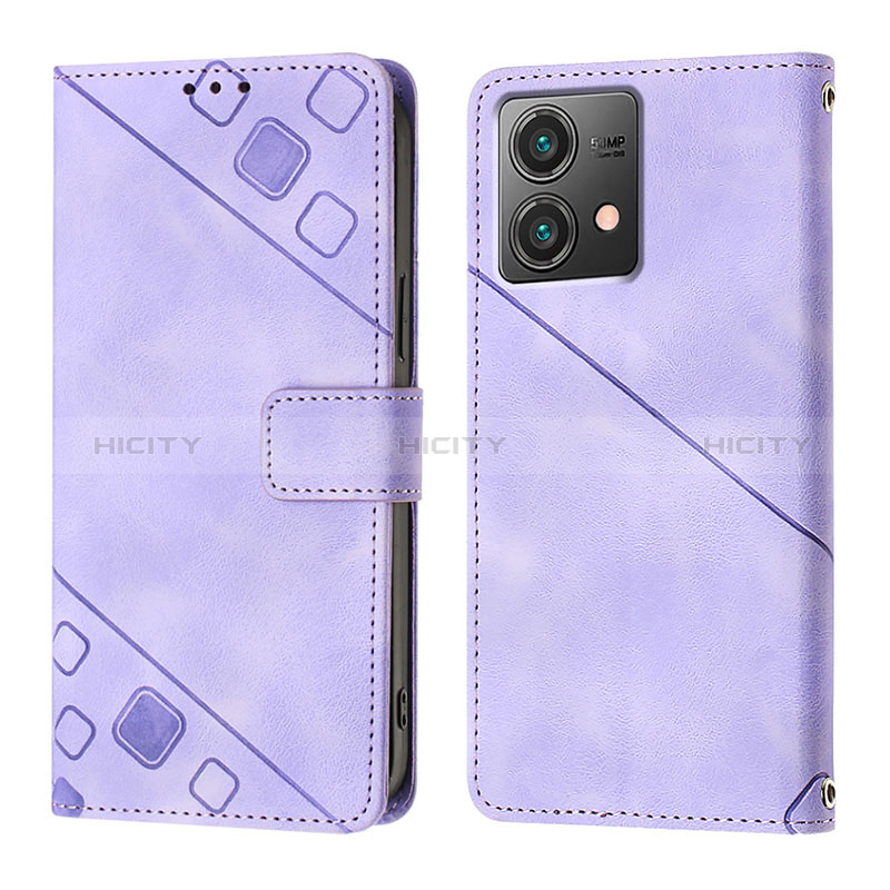 Funda de Cuero Cartera con Soporte Carcasa YB1 para Motorola Moto G84 5G