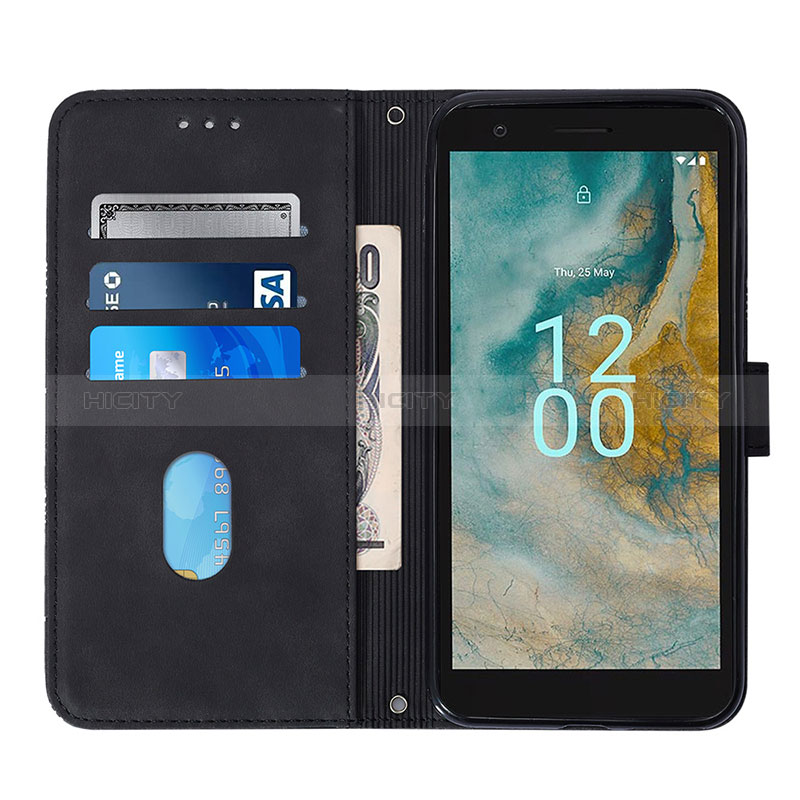 Funda de Cuero Cartera con Soporte Carcasa YB1 para Nokia C02