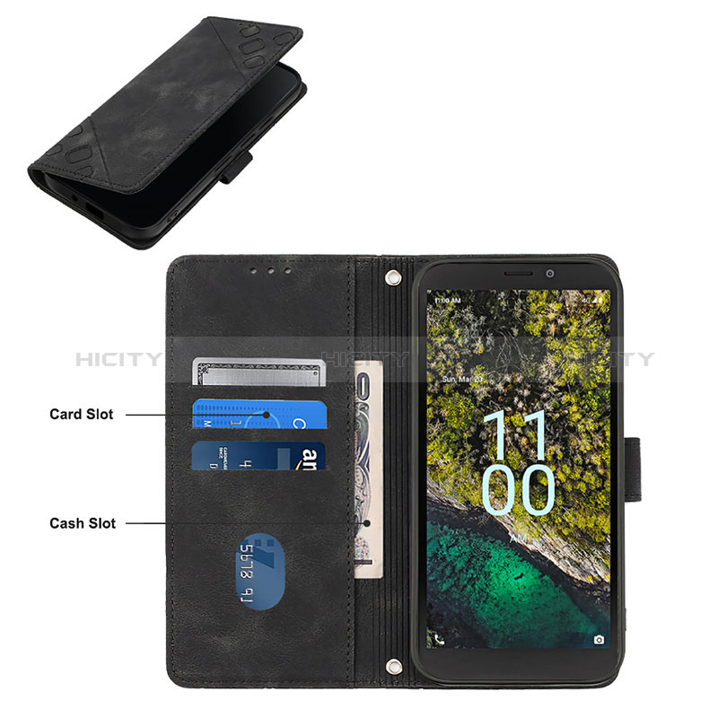 Funda de Cuero Cartera con Soporte Carcasa YB1 para Nokia C100