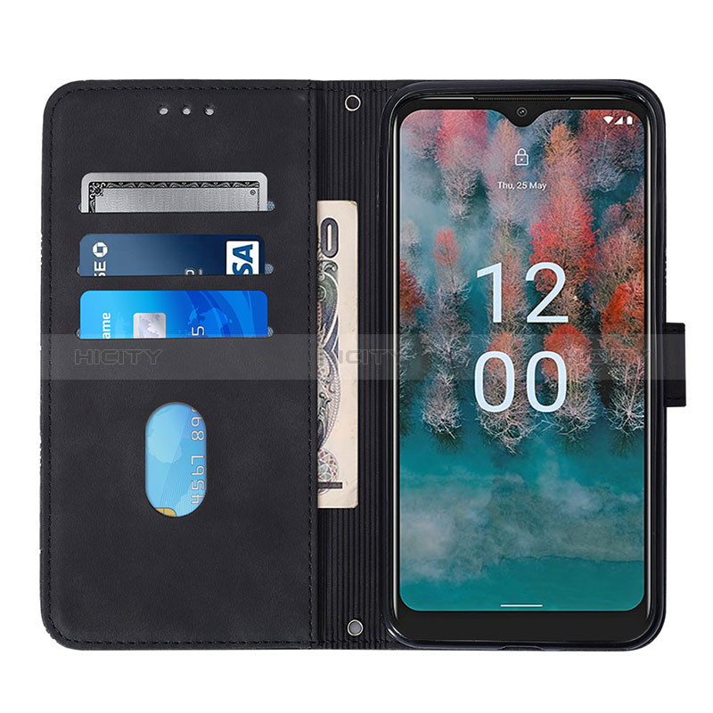 Funda de Cuero Cartera con Soporte Carcasa YB1 para Nokia C12 Pro