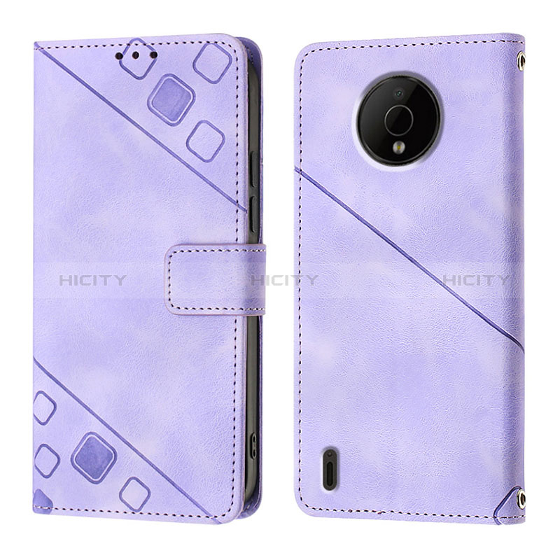 Funda de Cuero Cartera con Soporte Carcasa YB1 para Nokia C200