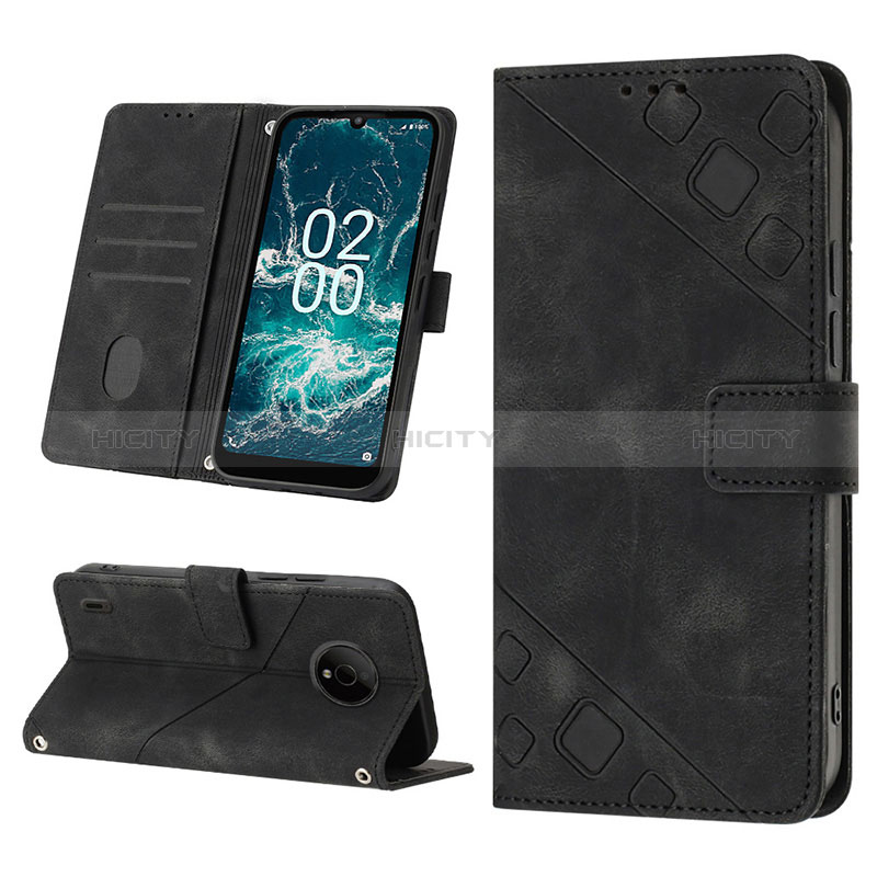 Funda de Cuero Cartera con Soporte Carcasa YB1 para Nokia C200