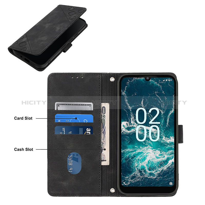 Funda de Cuero Cartera con Soporte Carcasa YB1 para Nokia C200