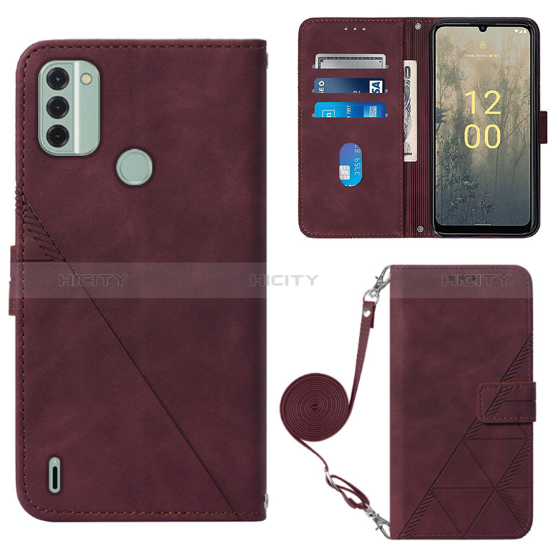 Funda de Cuero Cartera con Soporte Carcasa YB1 para Nokia C31