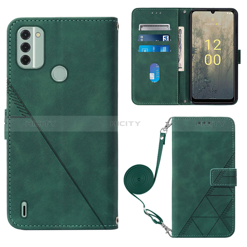 Funda de Cuero Cartera con Soporte Carcasa YB1 para Nokia C31