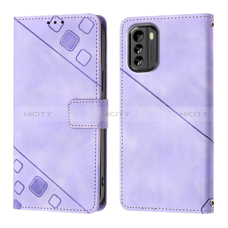 Funda de Cuero Cartera con Soporte Carcasa YB1 para Nokia G60 5G