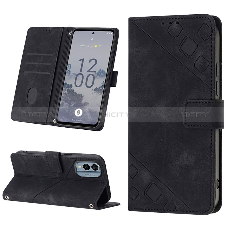 Funda de Cuero Cartera con Soporte Carcasa YB1 para Nokia X30 5G