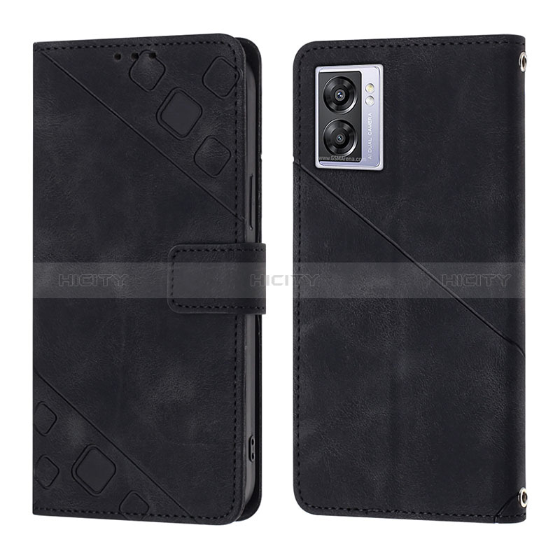 Funda de Cuero Cartera con Soporte Carcasa YB1 para OnePlus Nord N300 5G Negro