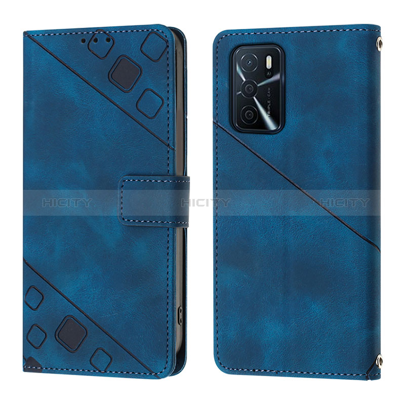 Funda de Cuero Cartera con Soporte Carcasa YB1 para Oppo A16