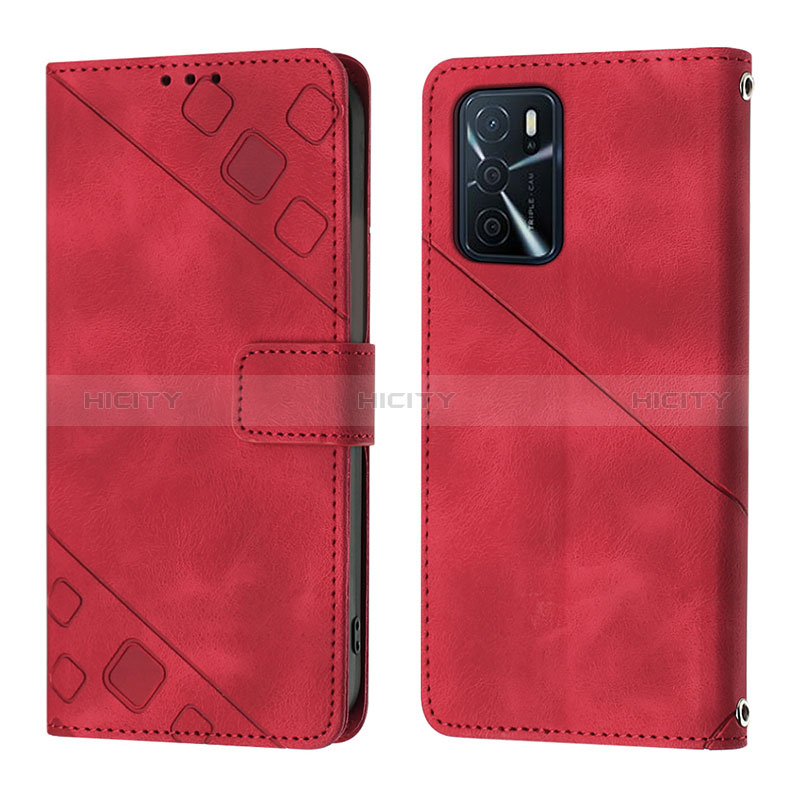 Funda de Cuero Cartera con Soporte Carcasa YB1 para Oppo A16