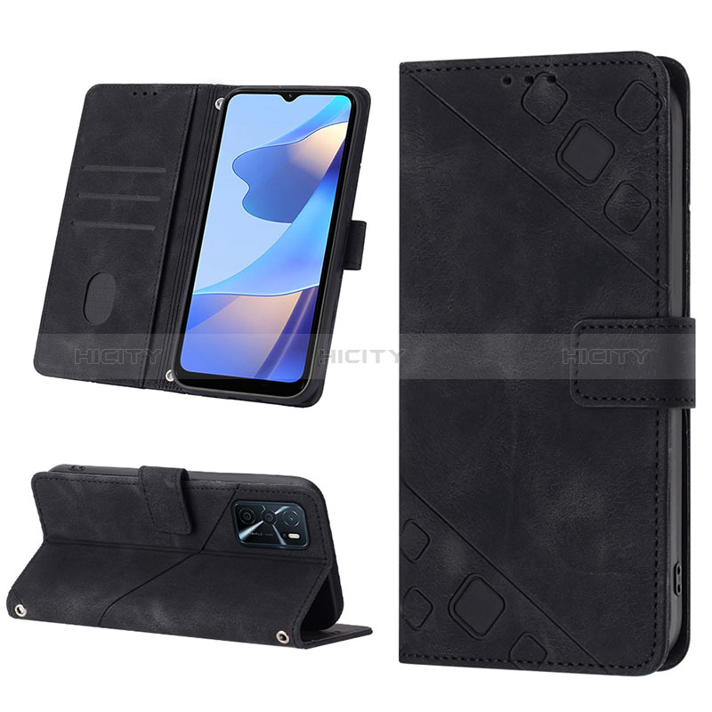 Funda de Cuero Cartera con Soporte Carcasa YB1 para Oppo A16