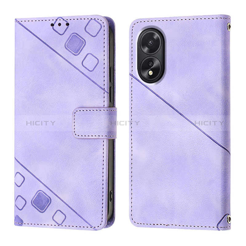 Funda de Cuero Cartera con Soporte Carcasa YB1 para Oppo A18