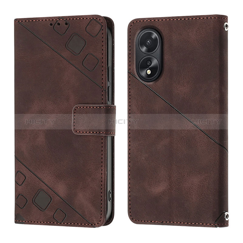 Funda de Cuero Cartera con Soporte Carcasa YB1 para Oppo A18