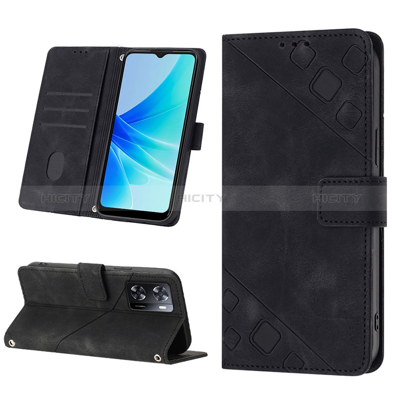 Funda de Cuero Cartera con Soporte Carcasa YB1 para Oppo A57e