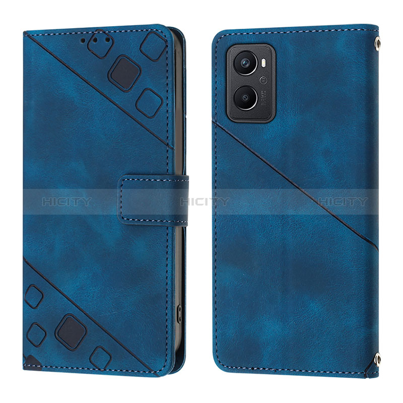 Funda de Cuero Cartera con Soporte Carcasa YB1 para Oppo A96 4G