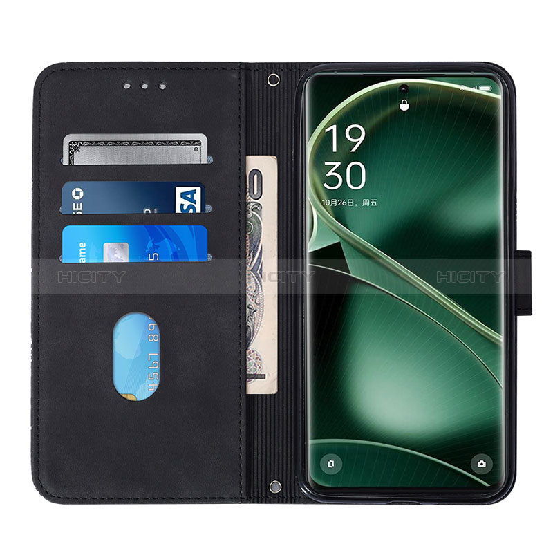 Funda de Cuero Cartera con Soporte Carcasa YB1 para Oppo Find X6 Pro 5G