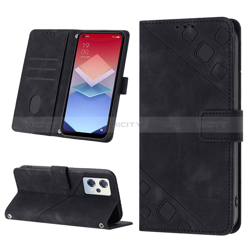 Funda de Cuero Cartera con Soporte Carcasa YB1 para Oppo K10X 5G