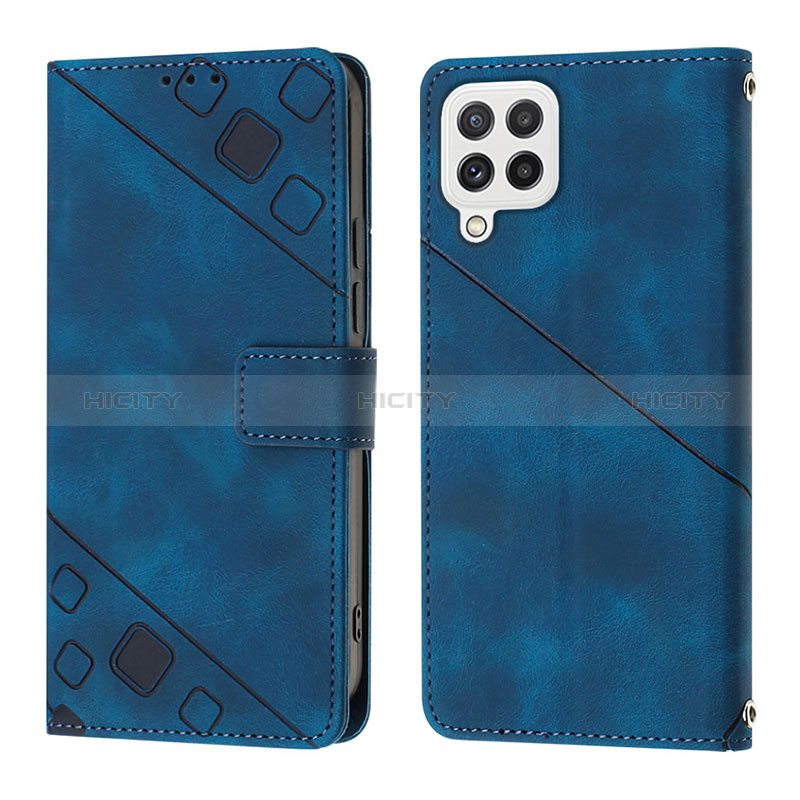 Funda de Cuero Cartera con Soporte Carcasa YB1 para Samsung Galaxy A22 4G