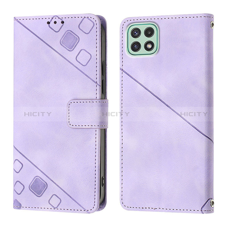 Funda de Cuero Cartera con Soporte Carcasa YB1 para Samsung Galaxy A22s 5G