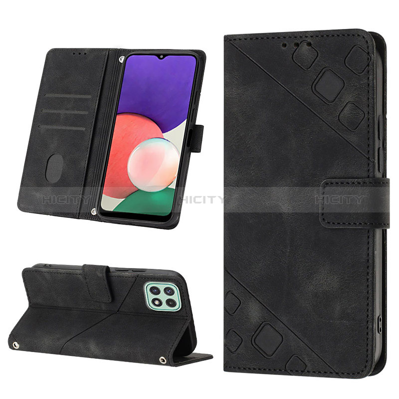 Funda de Cuero Cartera con Soporte Carcasa YB1 para Samsung Galaxy A22s 5G