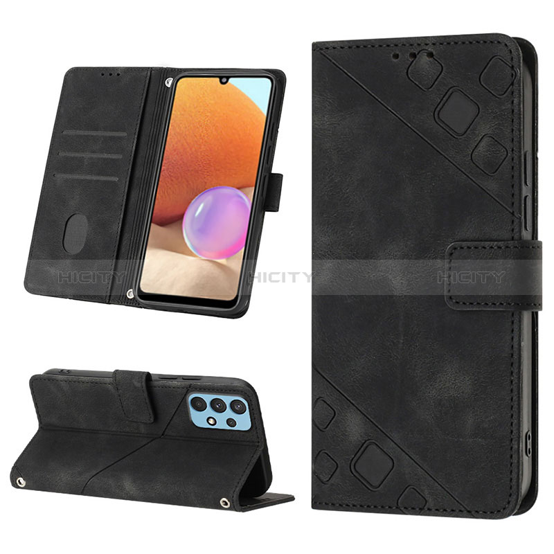 Funda de Cuero Cartera con Soporte Carcasa YB1 para Samsung Galaxy A32 4G