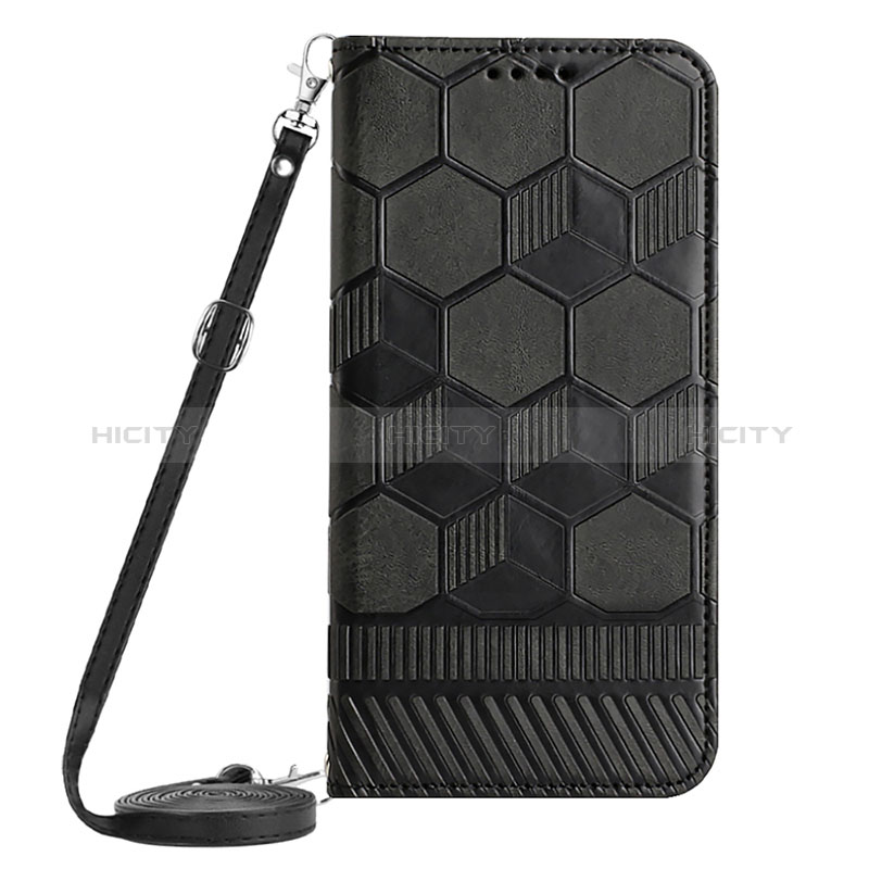 Funda de Cuero Cartera con Soporte Carcasa YB1 para Samsung Galaxy A54 5G Negro