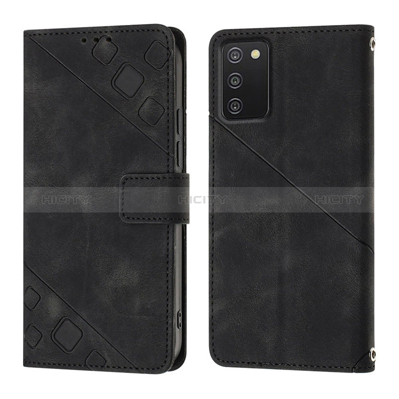 Funda de Cuero Cartera con Soporte Carcasa YB1 para Samsung Galaxy M02s