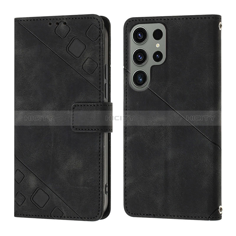 Funda de Cuero Cartera con Soporte Carcasa YB1 para Samsung Galaxy S22 Ultra 5G