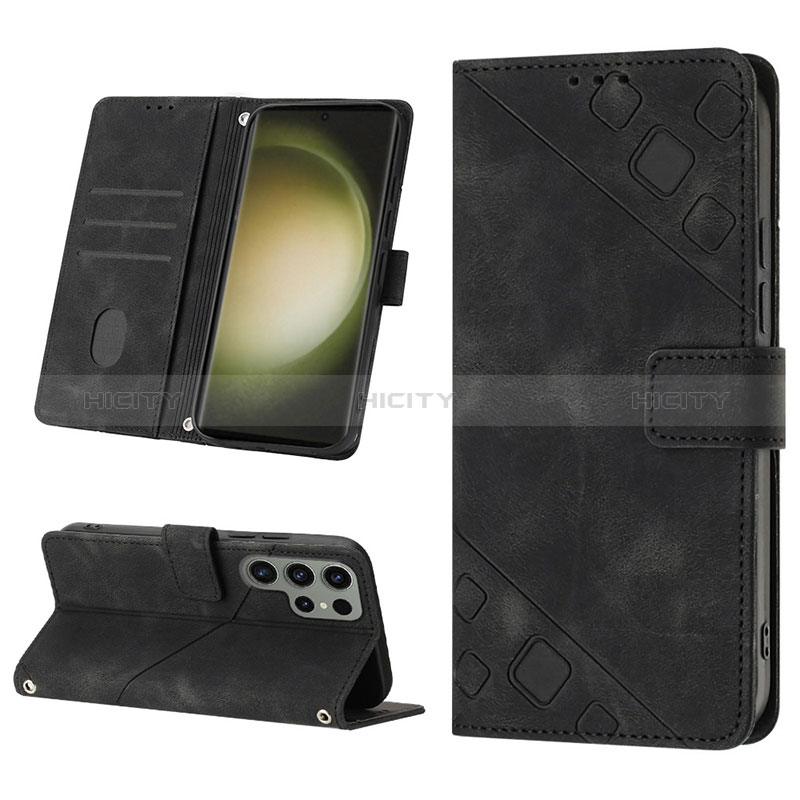 Funda de Cuero Cartera con Soporte Carcasa YB1 para Samsung Galaxy S22 Ultra 5G