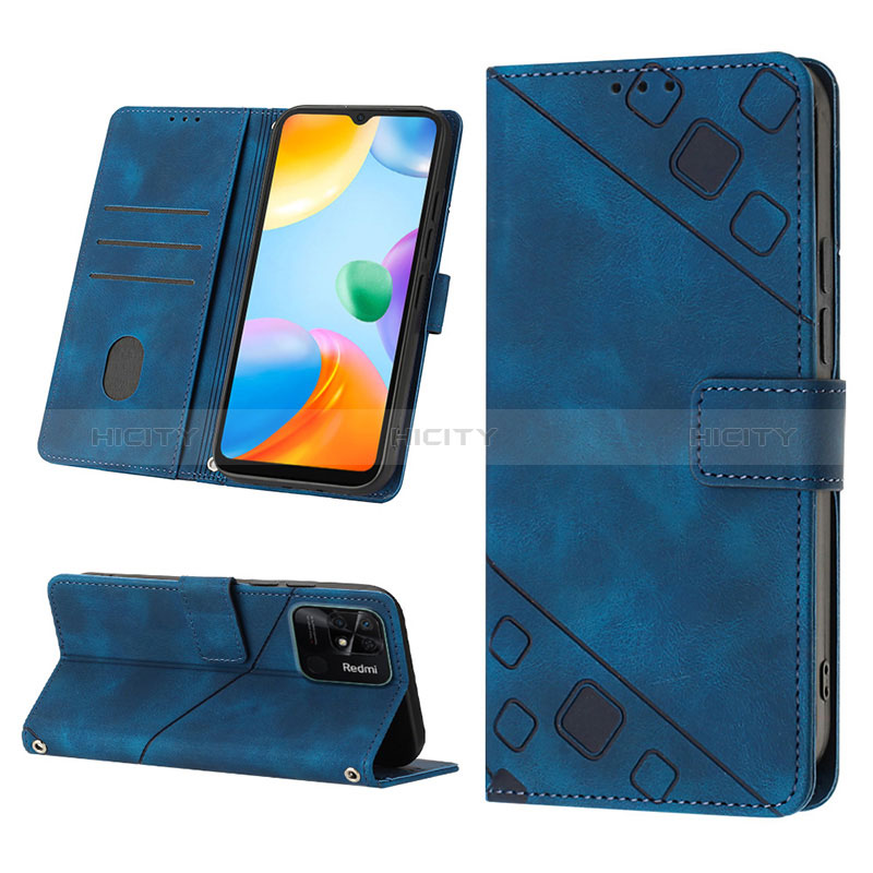 Funda de Cuero Cartera con Soporte Carcasa YB1 para Xiaomi Redmi 10 India