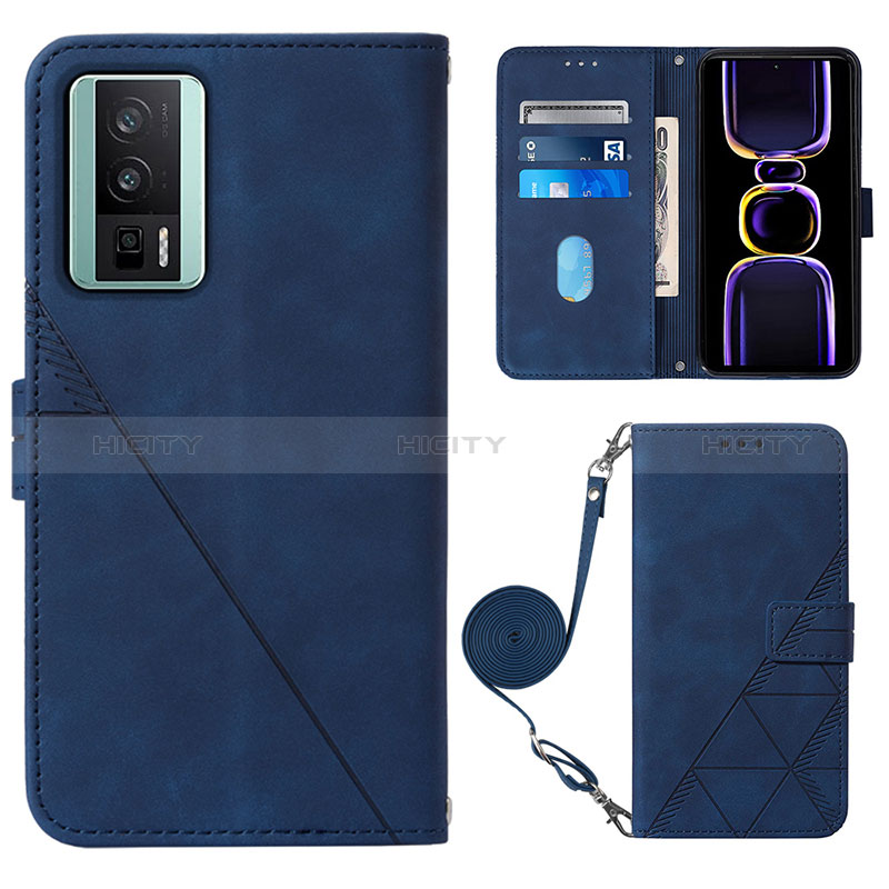 Funda de Cuero Cartera con Soporte Carcasa YB1 para Xiaomi Redmi K60 5G