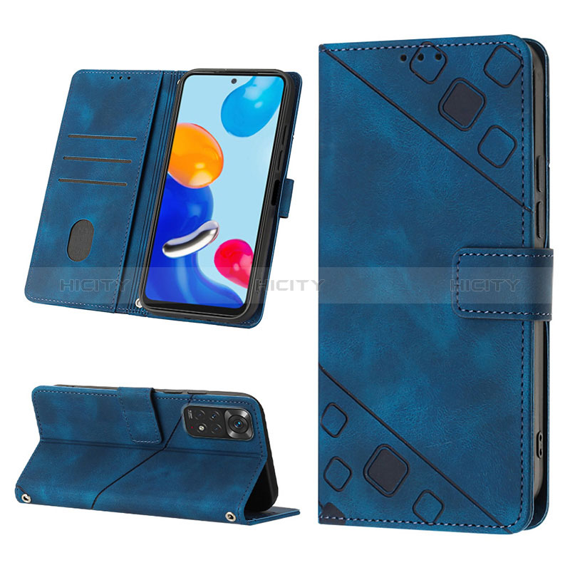 Funda de Cuero Cartera con Soporte Carcasa YB1 para Xiaomi Redmi Note 11 4G (2022)