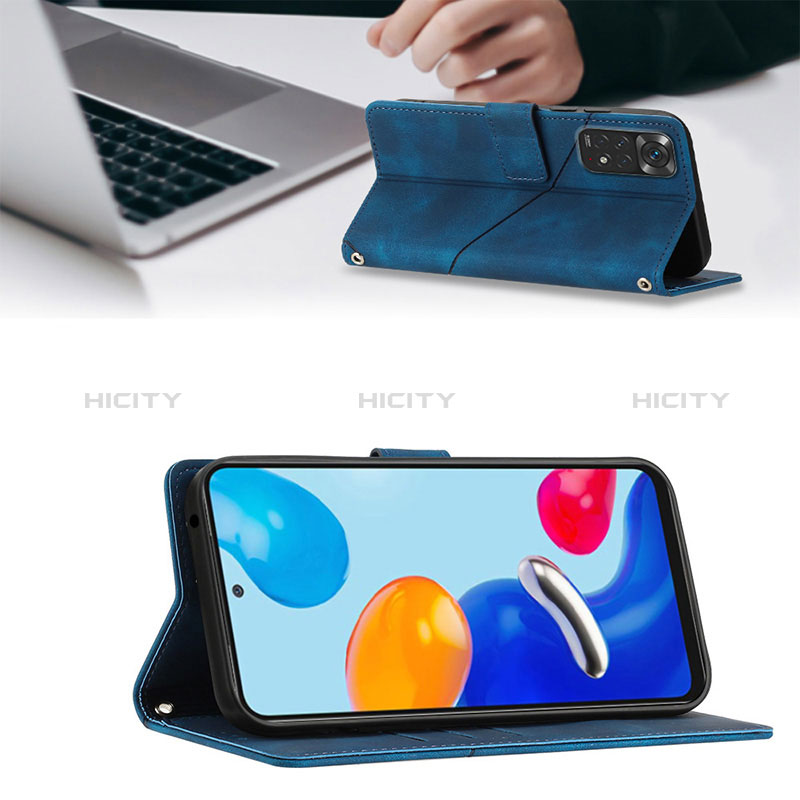 Funda de Cuero Cartera con Soporte Carcasa YB1 para Xiaomi Redmi Note 11 4G (2022)