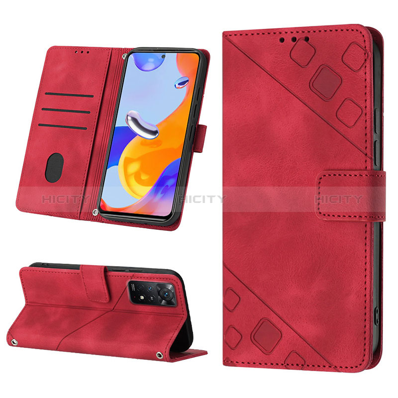 Funda de Cuero Cartera con Soporte Carcasa YB1 para Xiaomi Redmi Note 11 Pro 4G