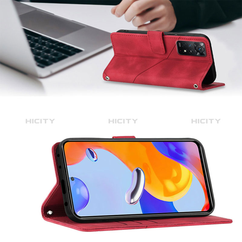 Funda de Cuero Cartera con Soporte Carcasa YB1 para Xiaomi Redmi Note 11 Pro 4G